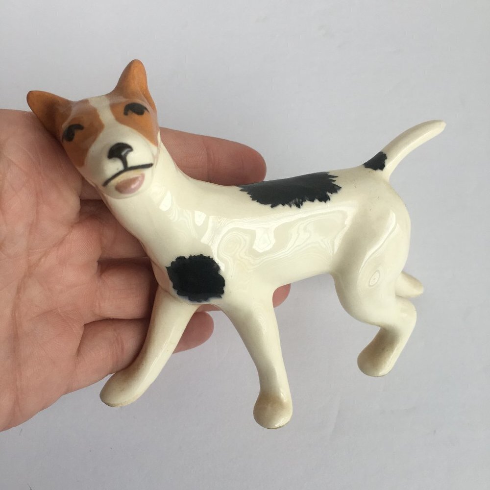 Vintage Dog Figurine Statue - Possibly Bull Terrier or Basenji? - Picture 2 of 12